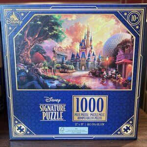 Disney Signature Walt Disney World Four Parks One World 1000 Piece Puzzle